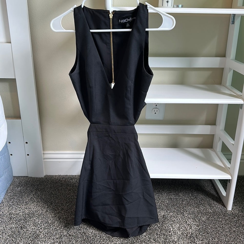 Black short dress